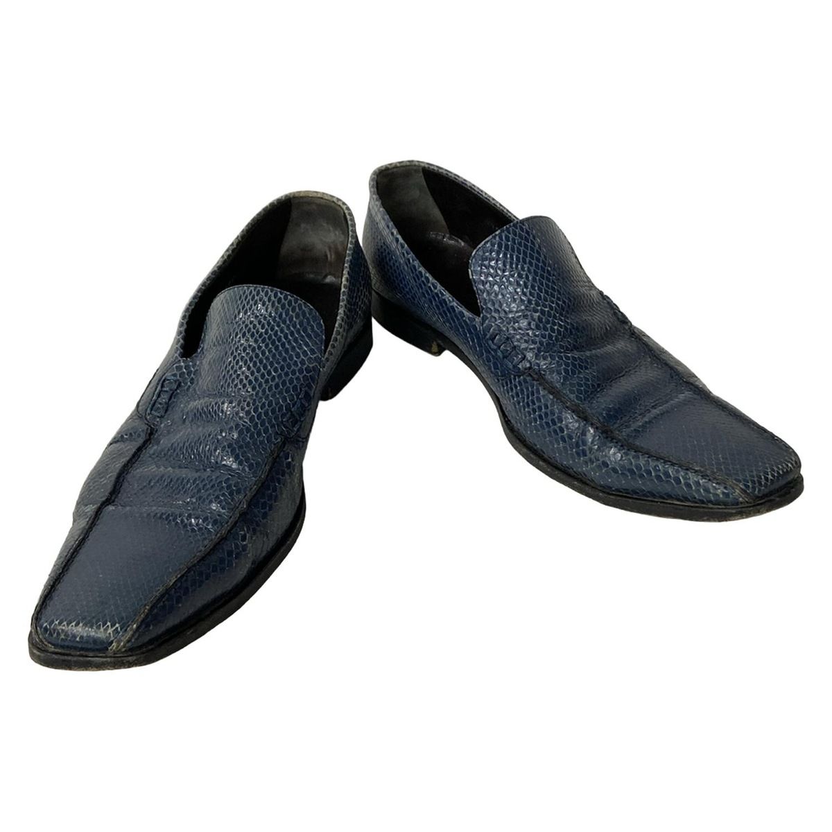 DOLCE-GABBANA ドルチェアンドガッバーナ スリッポン 7 1 2 メンズ - ネイビー