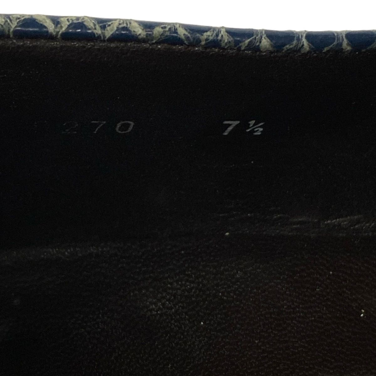  DOLCE-GABBANA ドルチェアンドガッバーナ スリッポン 7 1 2 メンズ - ネイビー スリッポン 靴