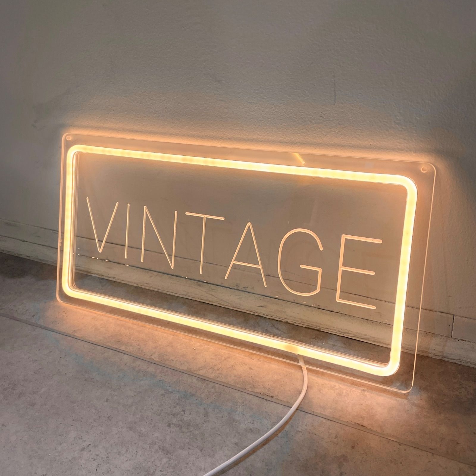 特注 Vintage ネオンサイン USB式 看板 吊 ライト 電気 ヴィンテージ