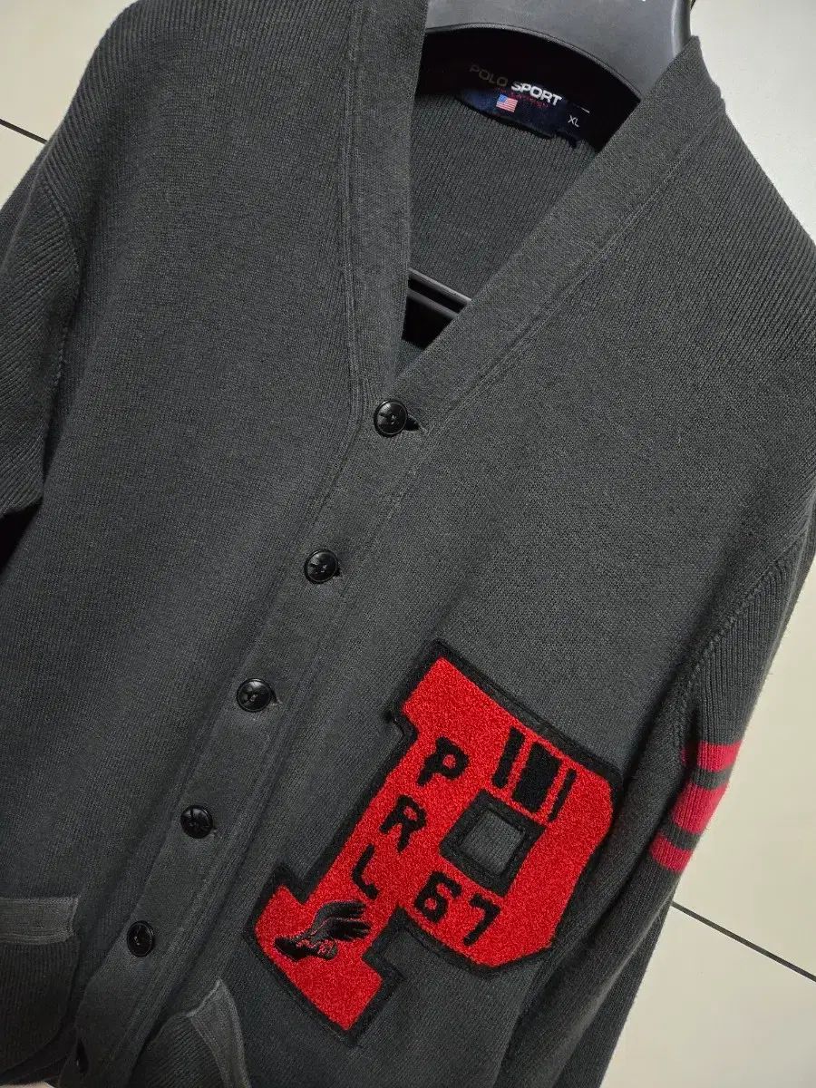 ポロラルフローレン スポーツ Pパッチ カーディガン