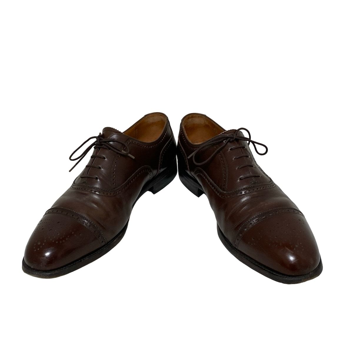 SCOTCH GRAIN スコッチグレイン シューズ 26 EEEE メンズ ダークブラウン レザー