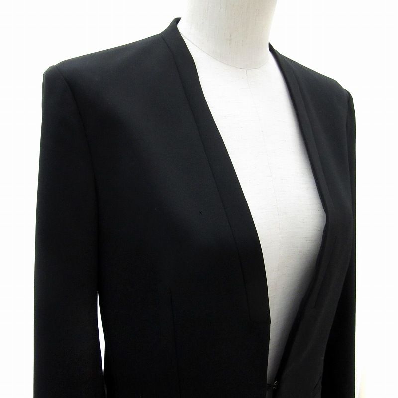 アイシービー iCB セットアップ 上下 ノーカラージャケット ミドル丈