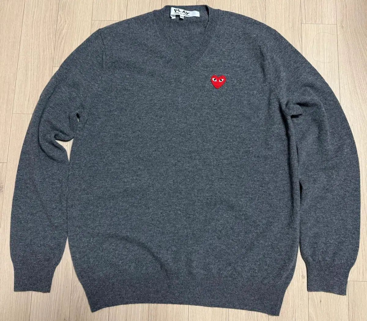 コム デ ギャルソン Comme des Garcons PLAY Vネック ニット XXL