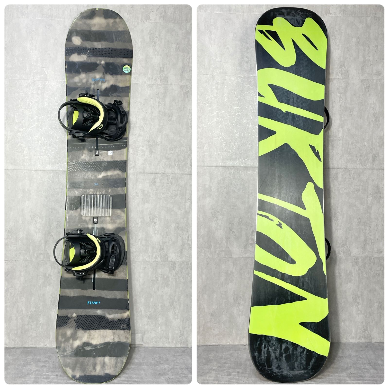 スノーボードセット BURTON BLUNT バートン ブラント メンズ 2点 150cm