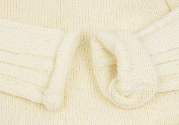 ニットワンピース クリーム3