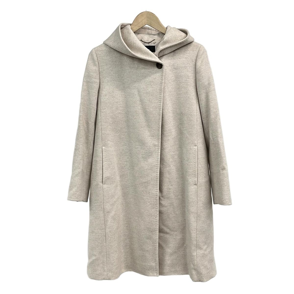 23区 ニジュウサンク コート サイズ38 M レディース - アイボリー 長袖 冬