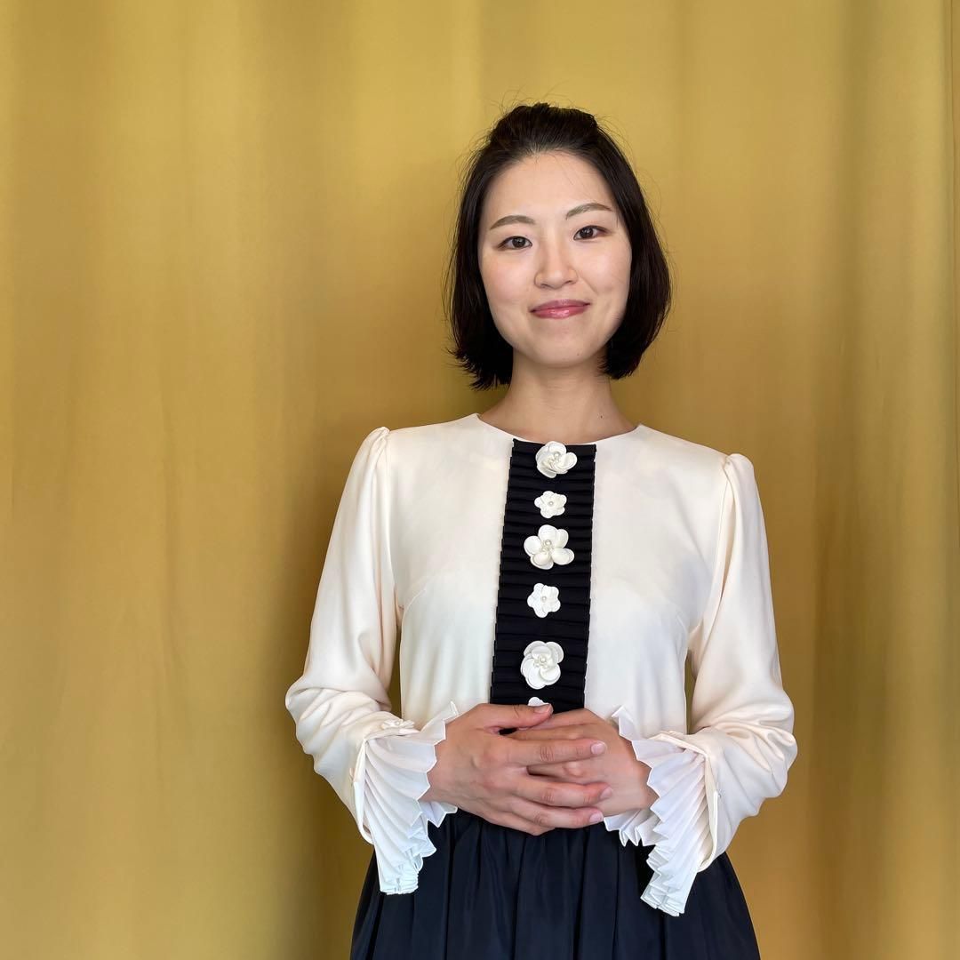 チェスティ Chesty ワンピース 花柄 パール フリル ロング 授業参観 卒業式 卒園式 入園式 入学式 フォーマル お呼ばれ デート オフィスカジュアル 食事会 可愛い モノトーン お花 長袖