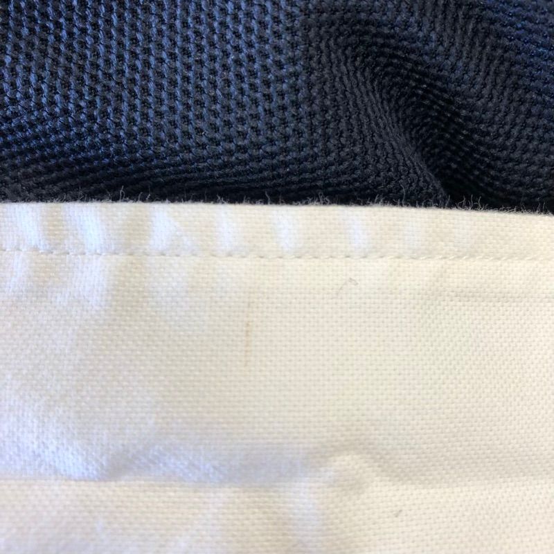 パパスプラス ゴルフPAPAS PLUS GOLF ポリ混刺繍パッチポロシャツ 水色
