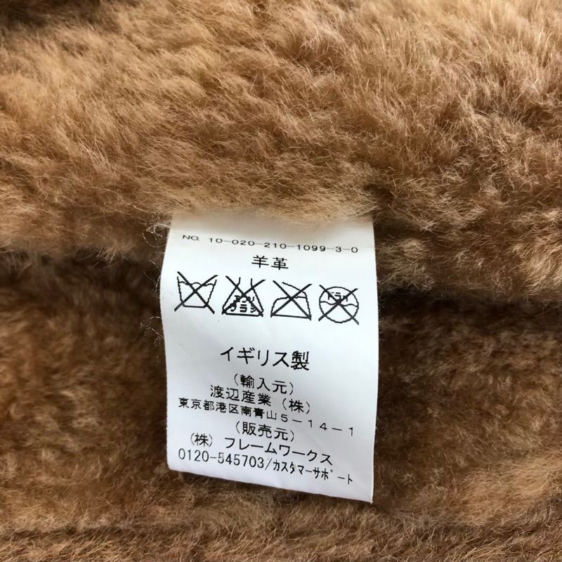 イギリス製　Owen Barry ムートンティペット　羊革 イギリス製 Owen Barry ムートンティペット 羊革