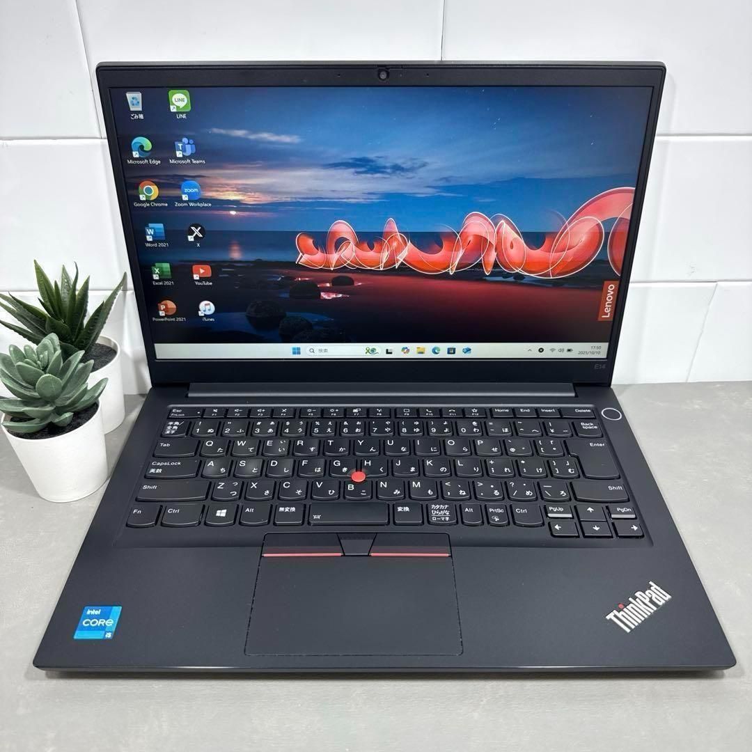 高性能】Thinkpad E14Gen2☘11世代i5☘️NVMe512GB - メルカリ