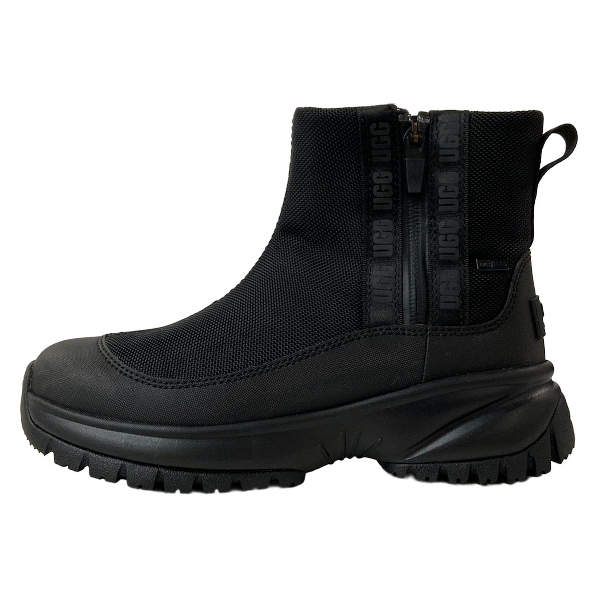 UGG アグ ショートブーツ JAPAN 23 レディース ヨセ ジップ 1112329 黒 WATERPROOF