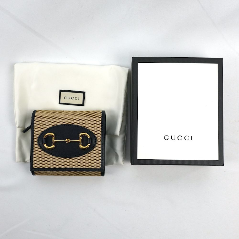 GUCCI グッチ ホースビット 1955 2つ折財布 二つ折り財布 ショート