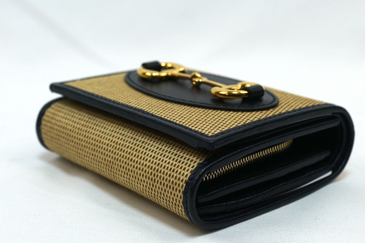 GUCCI グッチ ホースビット 1955 2つ折財布 二つ折り財布 ショート