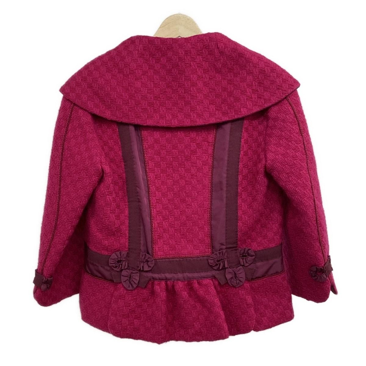 LOUIS VUITTON ルイヴィトン ジャケット サイズ34 S レディース - RW 052 B ピンク 長袖 ニット 冬