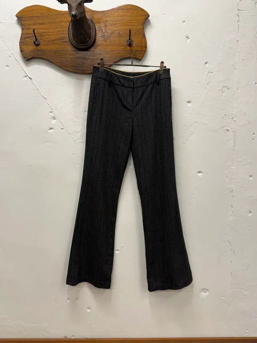 27 ITALY MAX-Co ウールブレンド フ パンツ