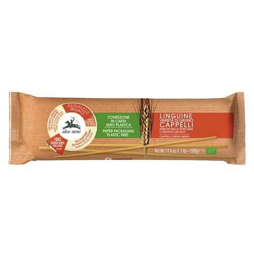 アルチェネロ 有機カッペッリ小麦 リングイネ 500 g オーガニック C 5 10 B 入数 12