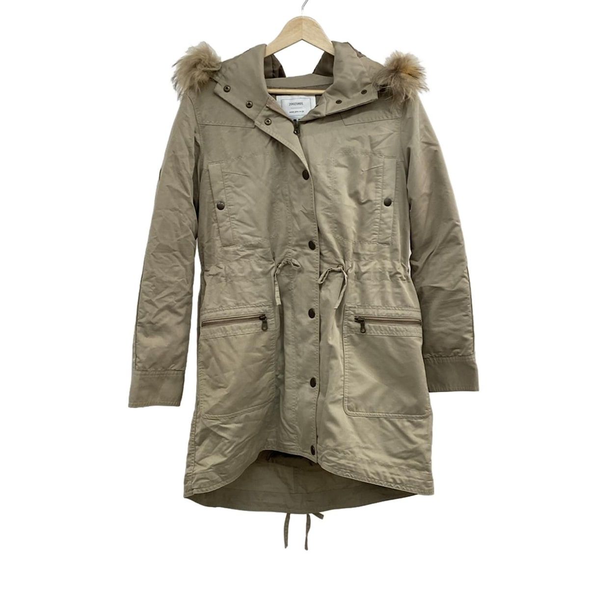 PLS T PLST プラステ ダウンコート サイズ2 M レディース - ベージュ 長袖 冬