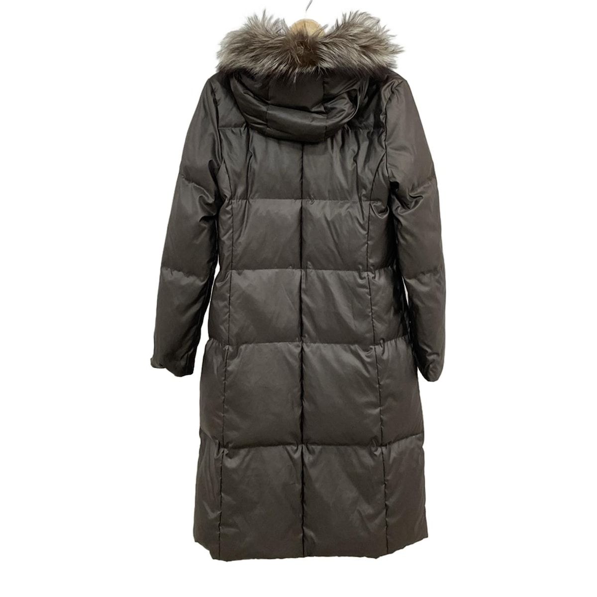 theory luxe セオリーリュクス ダウンコート サイズ40 M レディース - ダークグレー 長袖 フォックス 冬