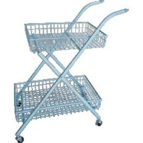 大同クラフト ガーデンインテリア 21 2段カート 組立式 ライトブルー AFC 02 B 2269477