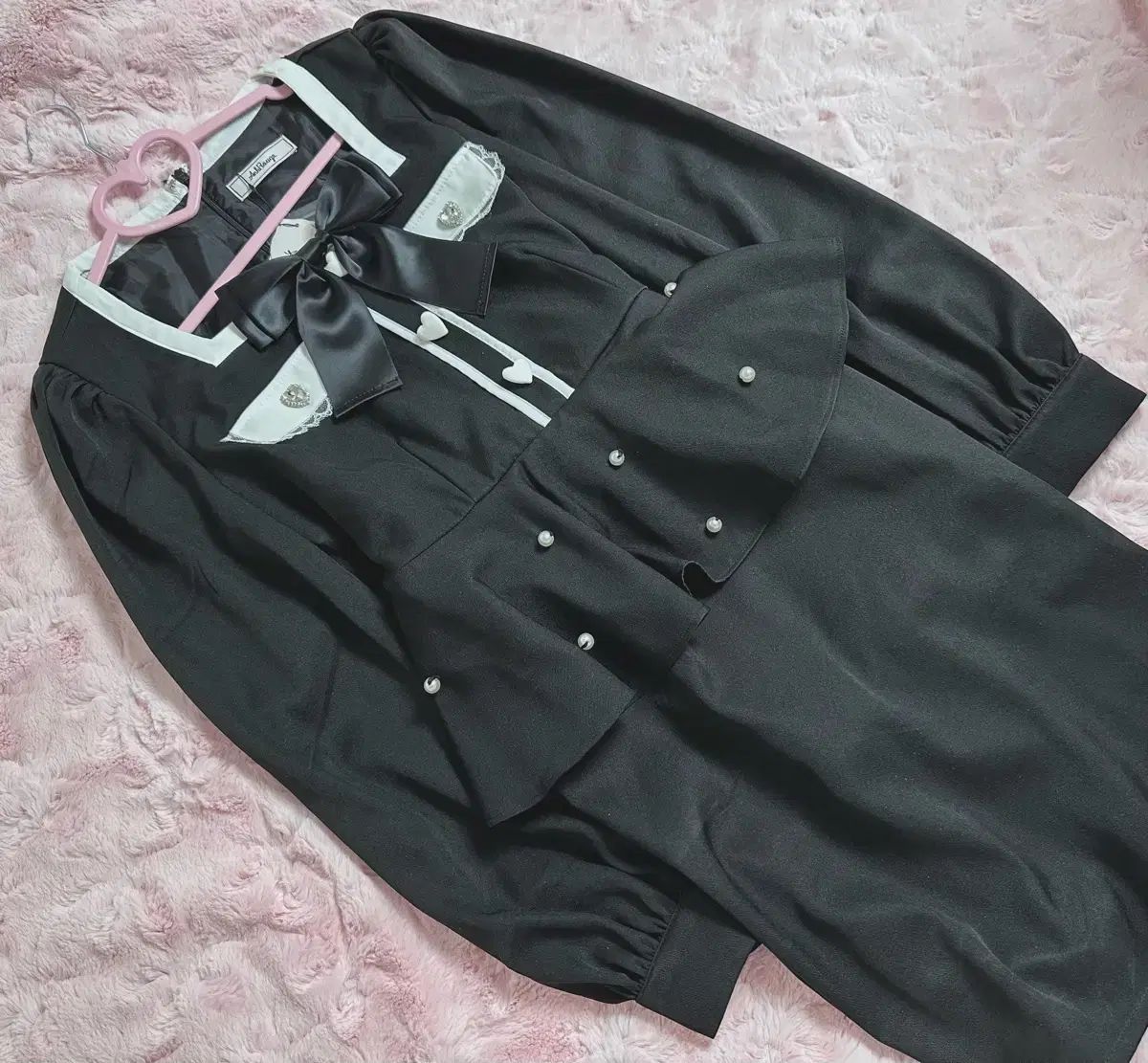 アンクルージュ ハート ペプラム タイト ONE PIECE 地雷系 量産型 セットアップ