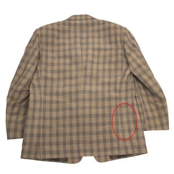 ジャンニヴェルサーチGIANNI VERSACE シルクブロックチェック