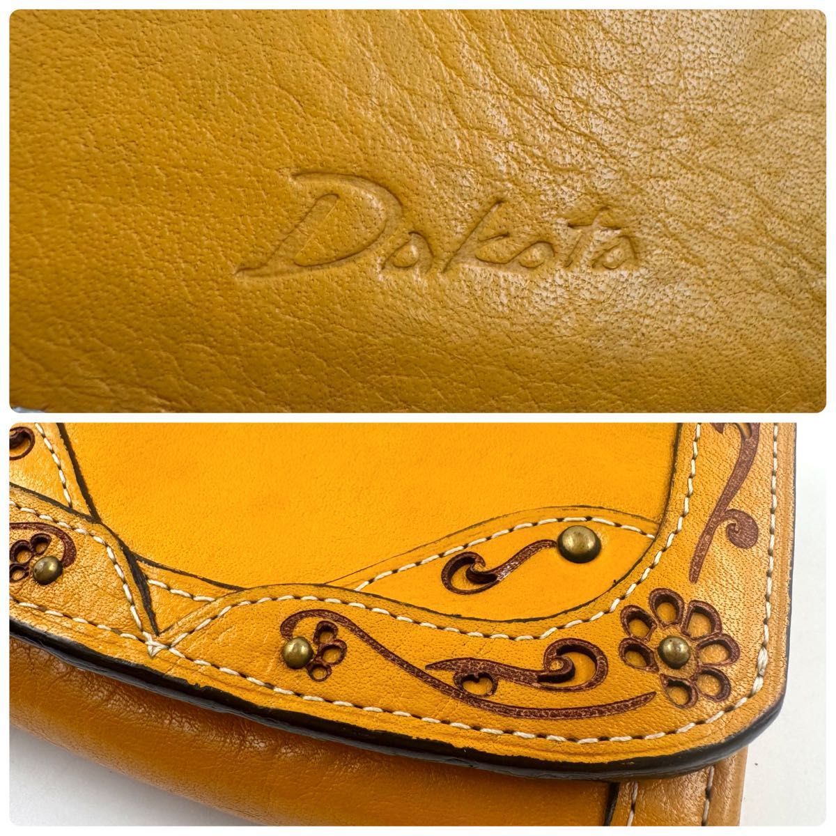 ✨希少 大人気✨Dakota ダコタ デイジー 折り財布 本革 レザー