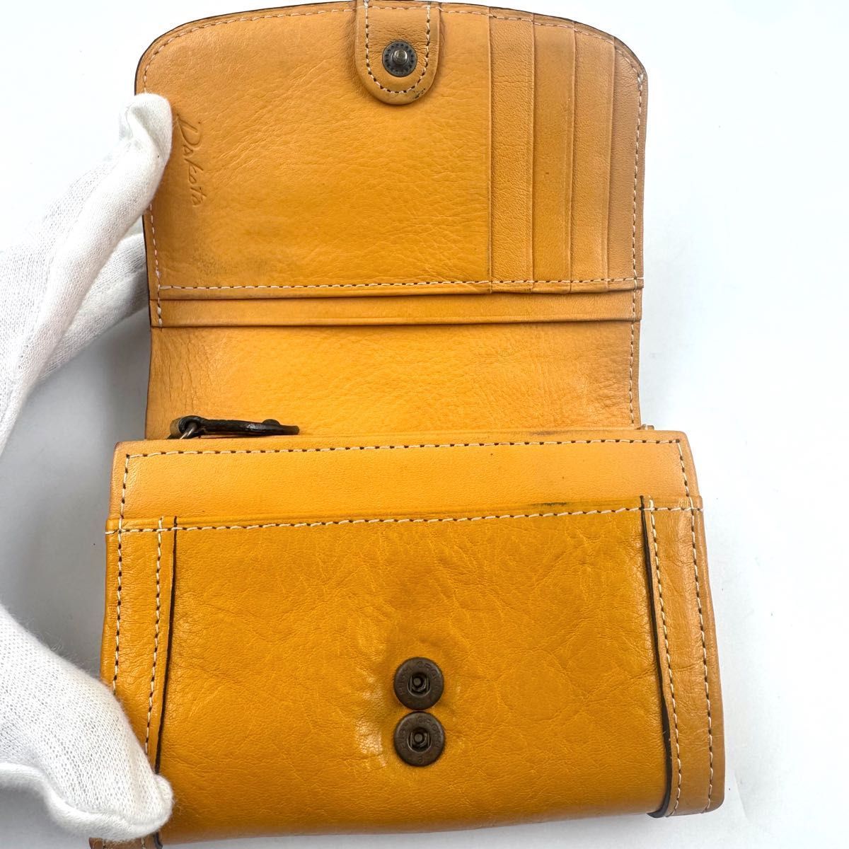 ✨希少 大人気✨Dakota ダコタ デイジー 折り財布 本革 レザー