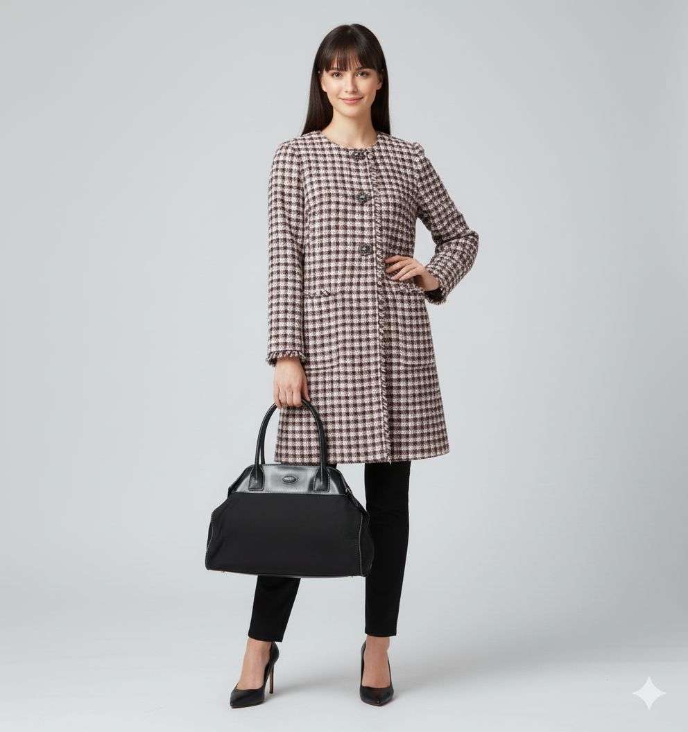 大人気】TOD'S トッズ トートバッグ 肩掛け ジレリ 黒 ナイロン レザー