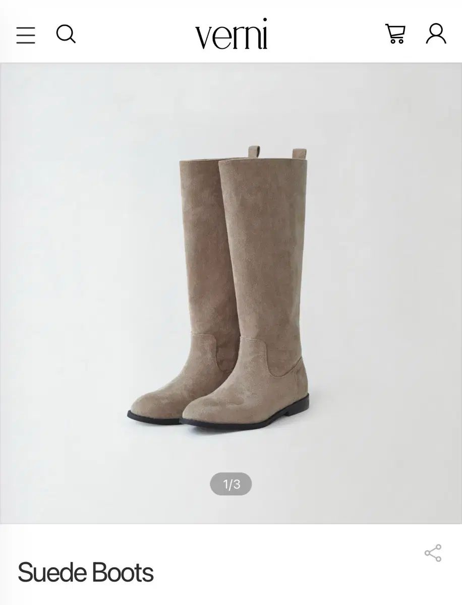 新商品 ベルニマーケット スウェードブーツ 230