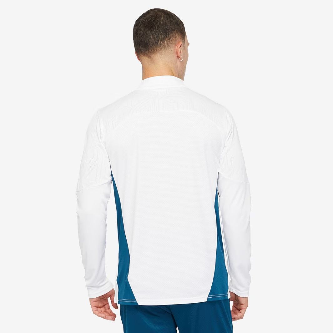 Puma マルセイユ 24 25 トレーニング ドリルトップ 1 4ジップ 白