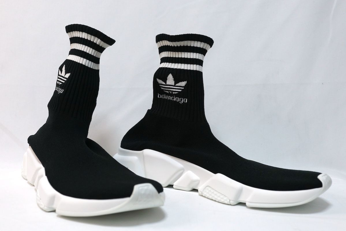 BALENCIAGA adidas Speed Trainer Black/White バレンシアガ