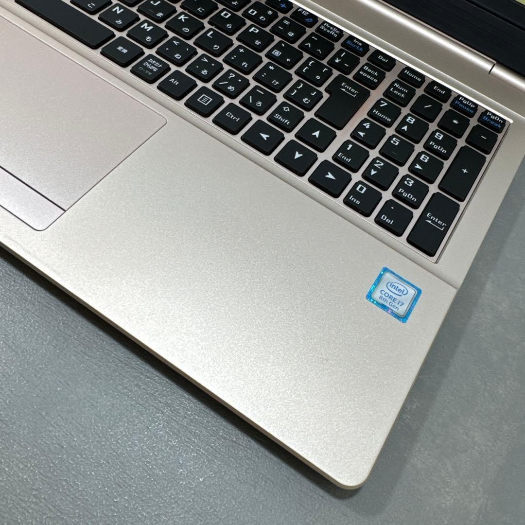 日本国内生産】マウス社マットゴールド☘8世代i7☘️NVMe512+1TB