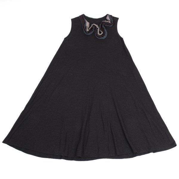 ヨーガンレールJURGEN LEHL ネックテーピングノースリーブワンピース