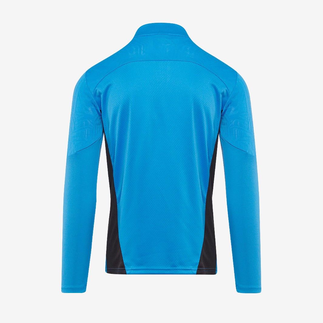 Puma マルセイユ 24 25 トレーニング ドリルトップ 1 4ジップ 青 カッパー