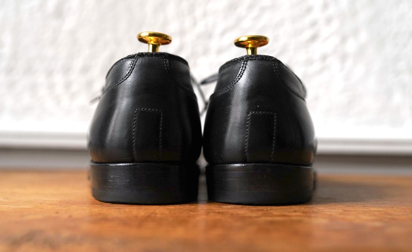 Uチップレザーシューズ