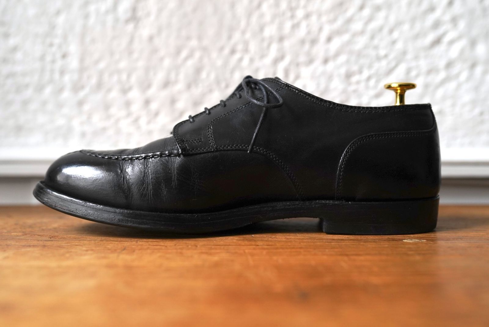 Uチップレザーシューズ