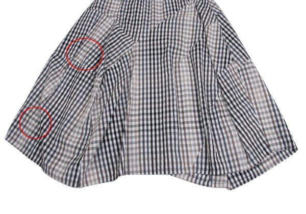 センソユニコSENSOUNICO 慈雨 バイアス切替ギンガムチェックスカート