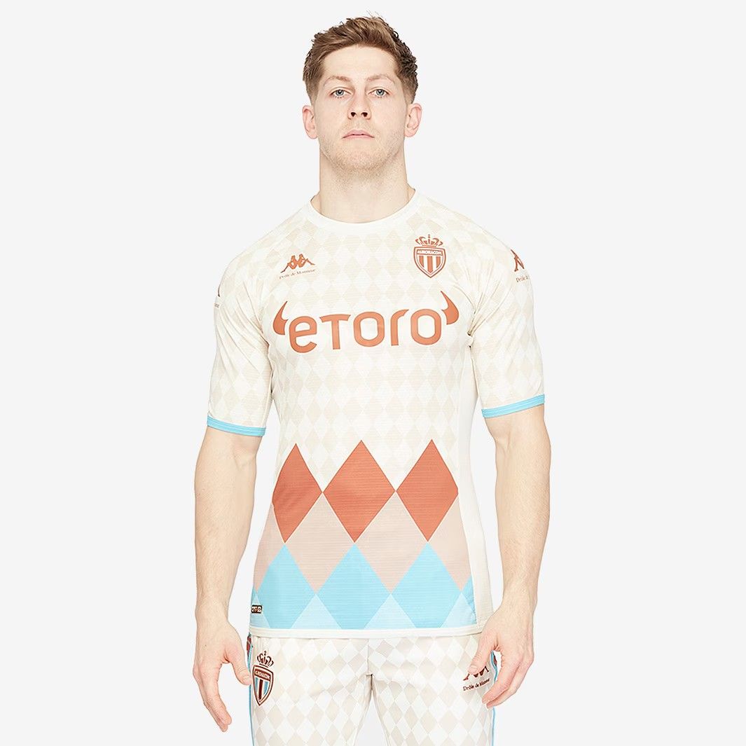 匿名配送 Kappa ASモナコ 22|23 Drole de Monsieur コラボ コンバットプロシャツ