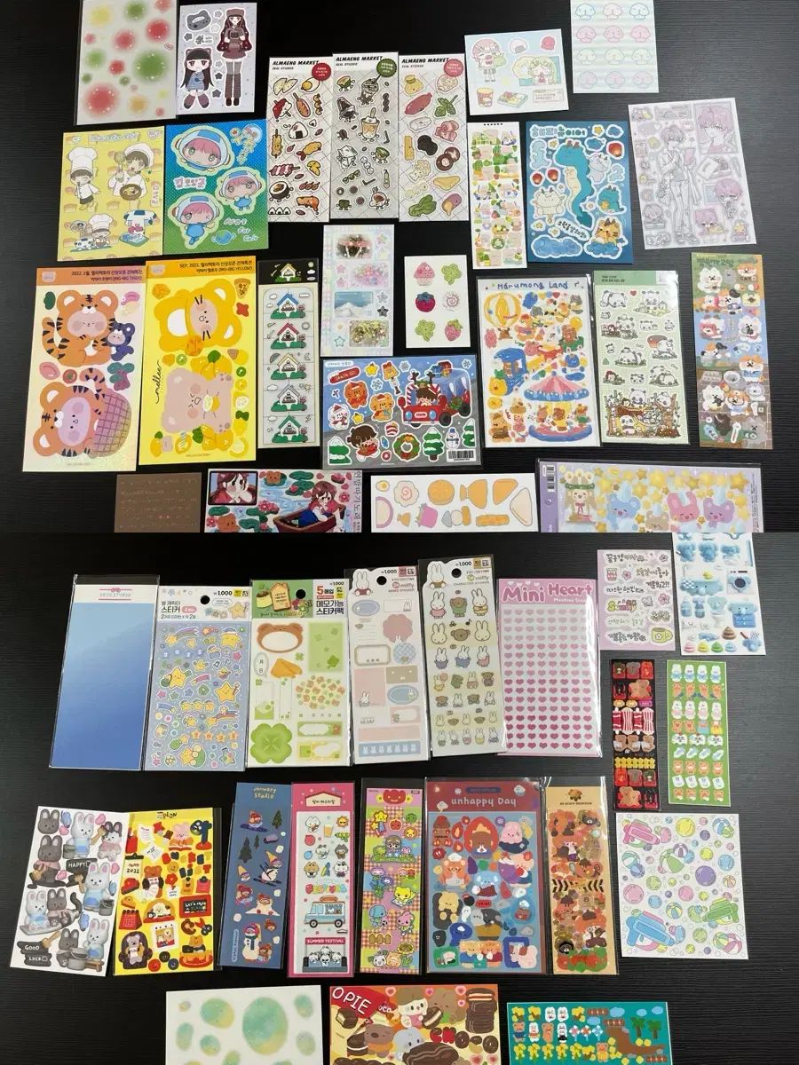 ダイアリーデコ ステッカー 模造紙 キスカット マスキングテープ ダイアリー 썸띵ビLOVED