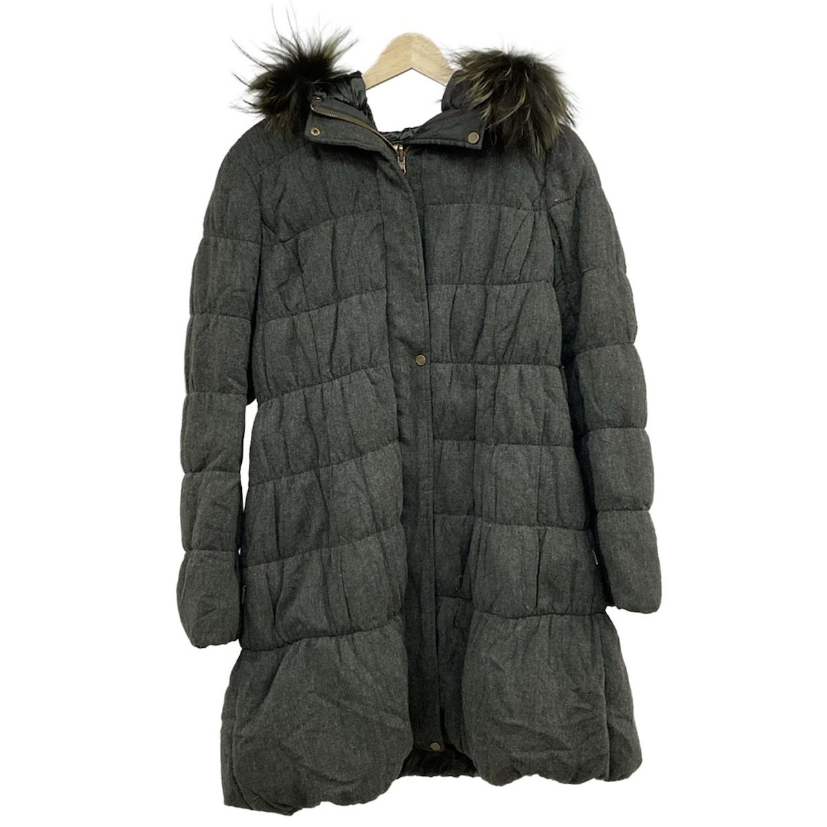 EPOCA エポカ ダウンコート サイズ40 M レディース - ダークグレー 長袖|リバーシブル|冬