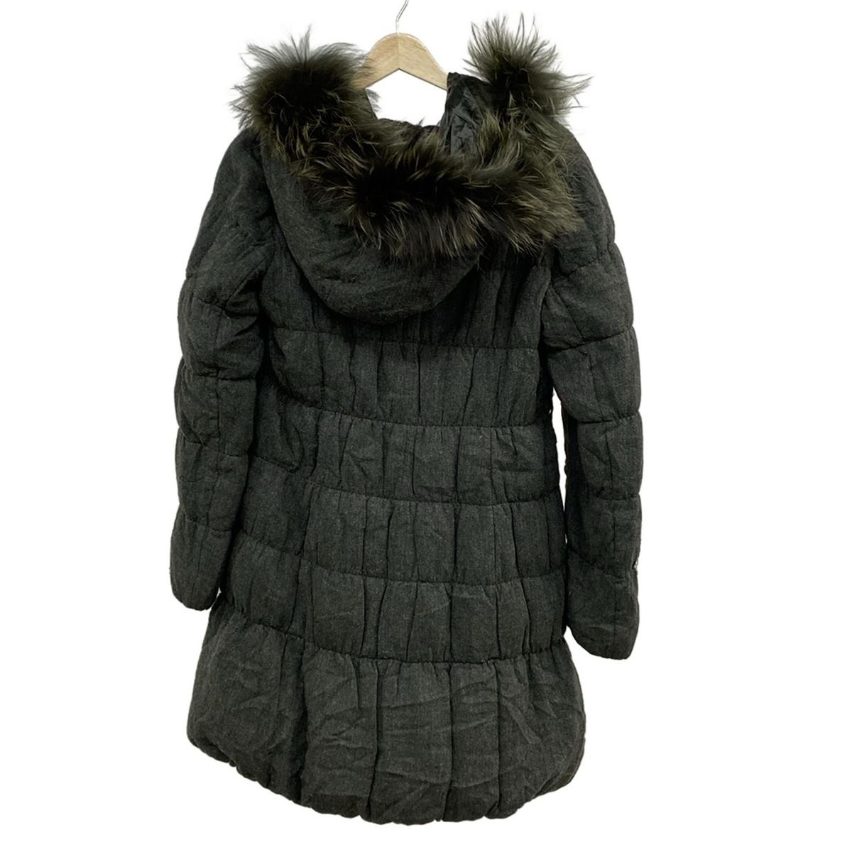 EPOCA エポカ ダウンコート サイズ40 M レディース - ダークグレー 長袖 リバーシブル 冬