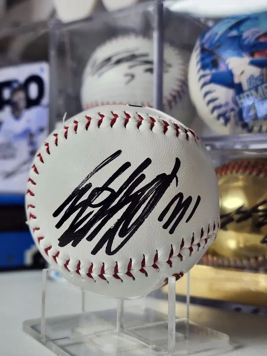 ハンファ・イーグルス ソン・アソプ ロゴボール サイン入りサインボール, image size:900x1200