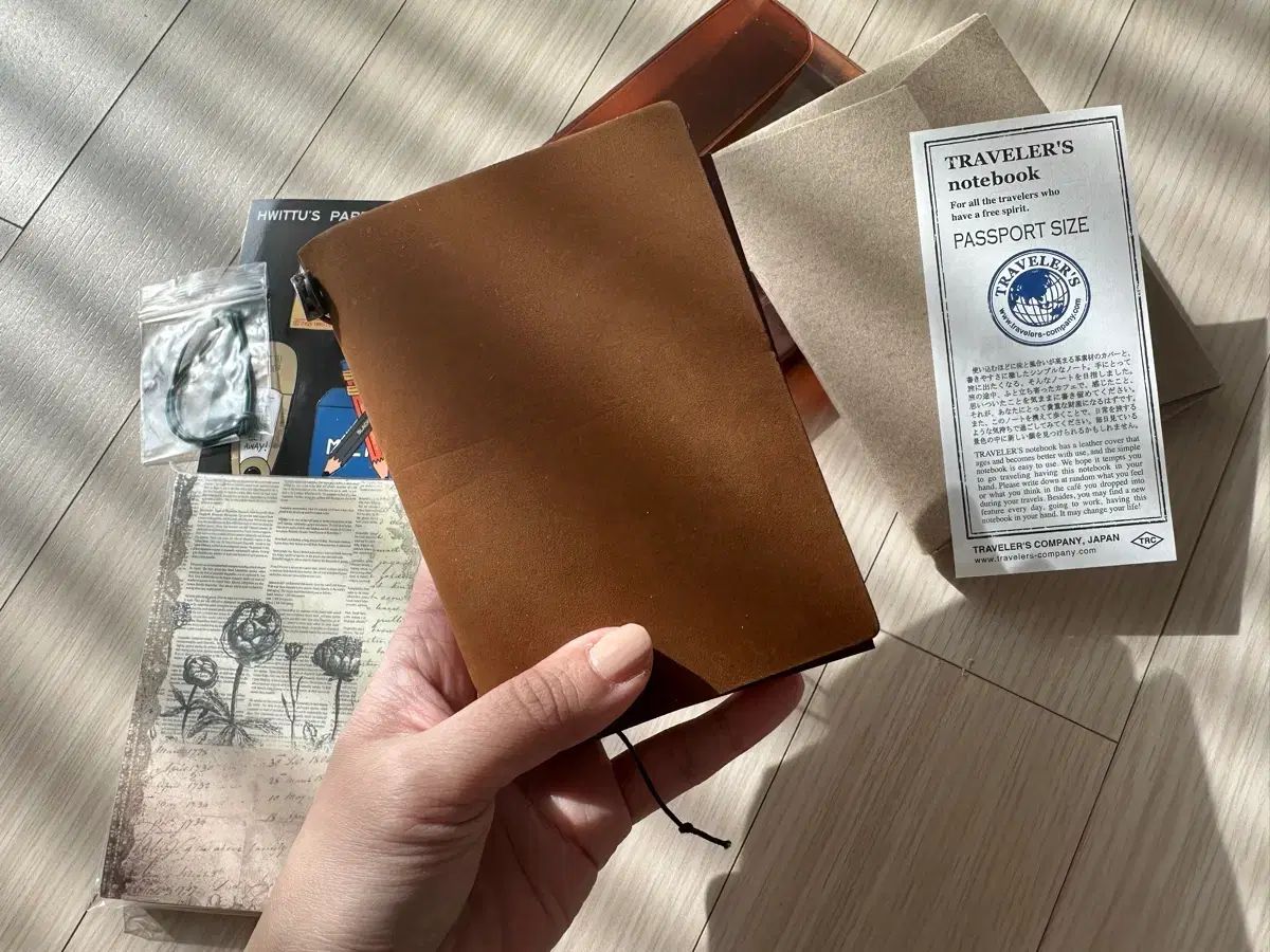 トラベラーズノート キャメル パスポートサイズ ケースまとめ