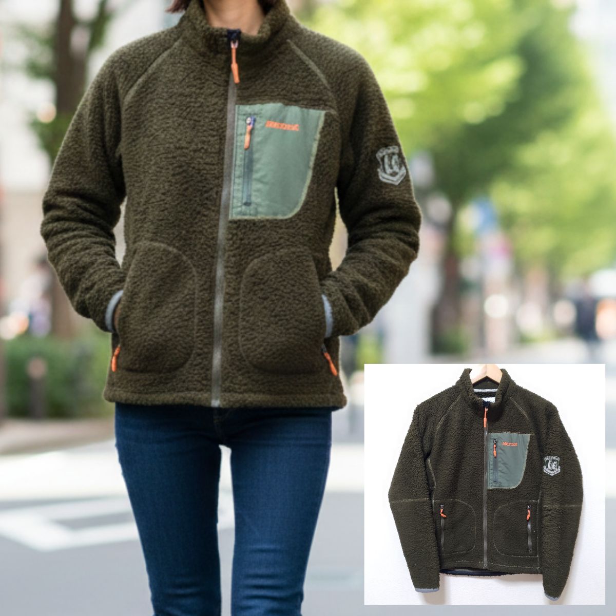 もこもこ◎オシャレ◎【MARMOT MOUNTAIN LIMITED】マーモット ボア 