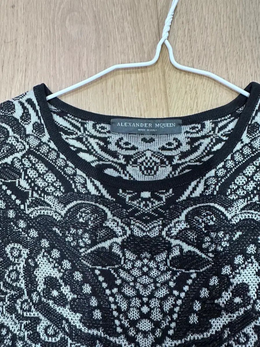 Alexander McQueen アレキサンダー マックイーン ブラック パータン ONE PIECE XS 44 55