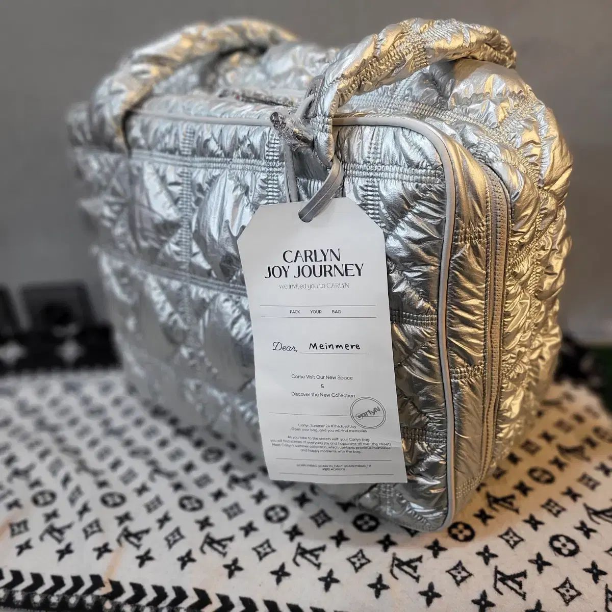 カーリン キルティング トラベルバッグ