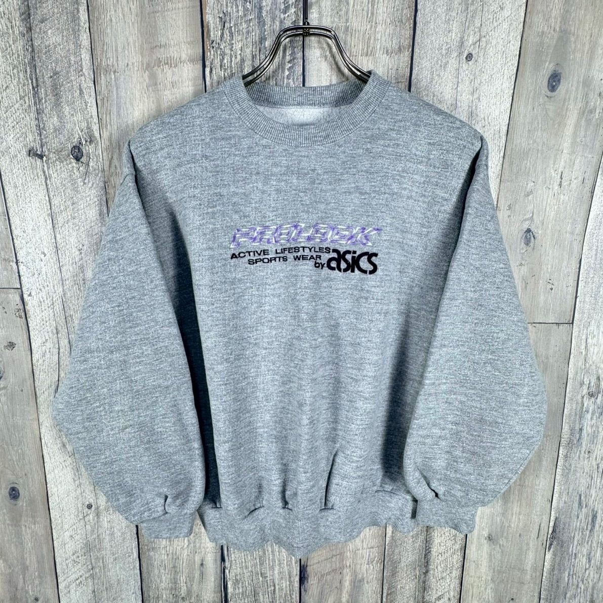 OLD asics 90s アシックス PROLOOK グレー スウェット スエット