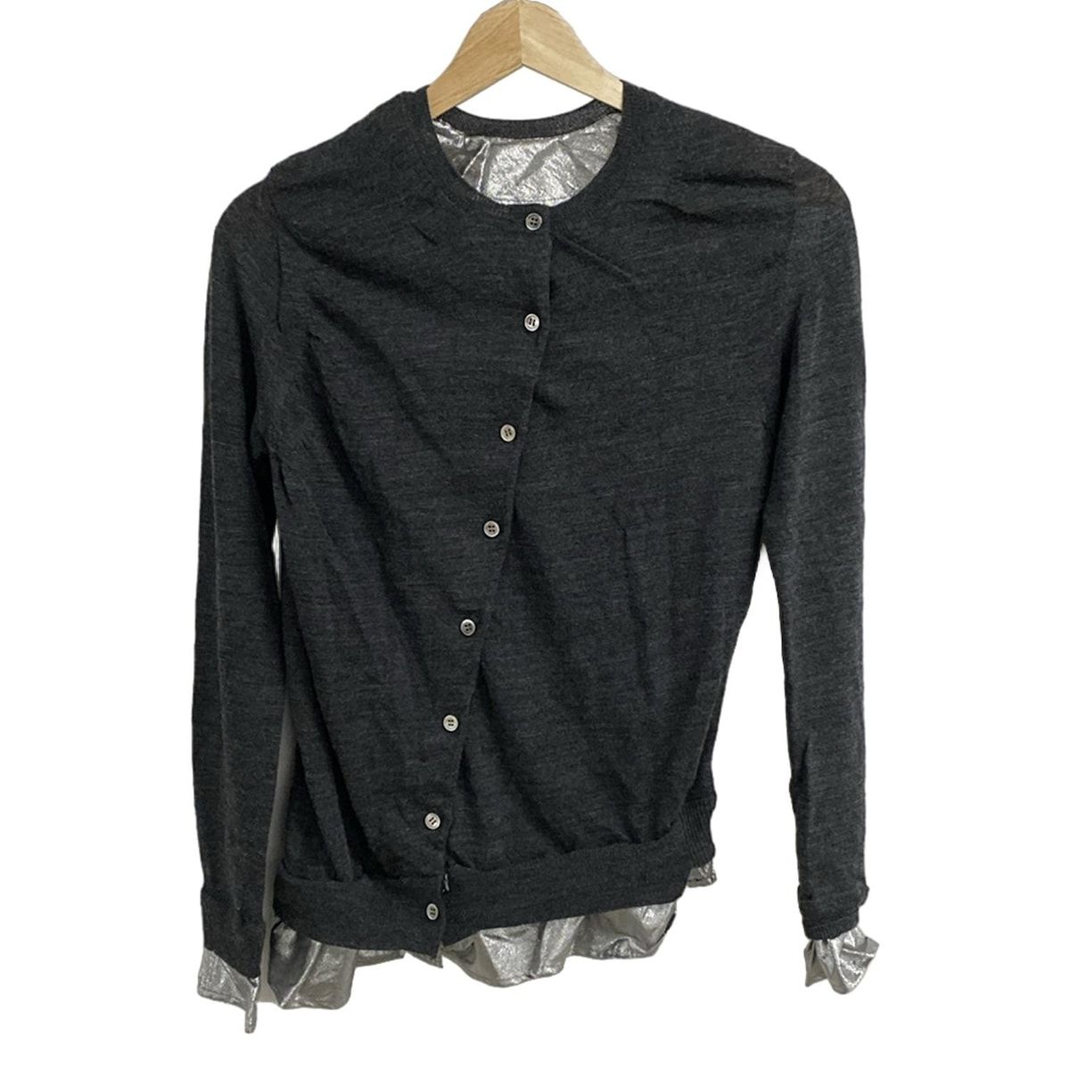 sacai ⁄ sacai カーディガン レディース サカイ | バックプリーツ 総柄