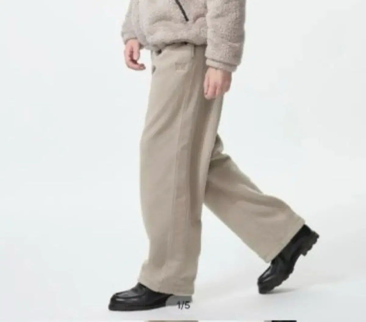 ユニクロ ニードルズ パンツ ベージュ L