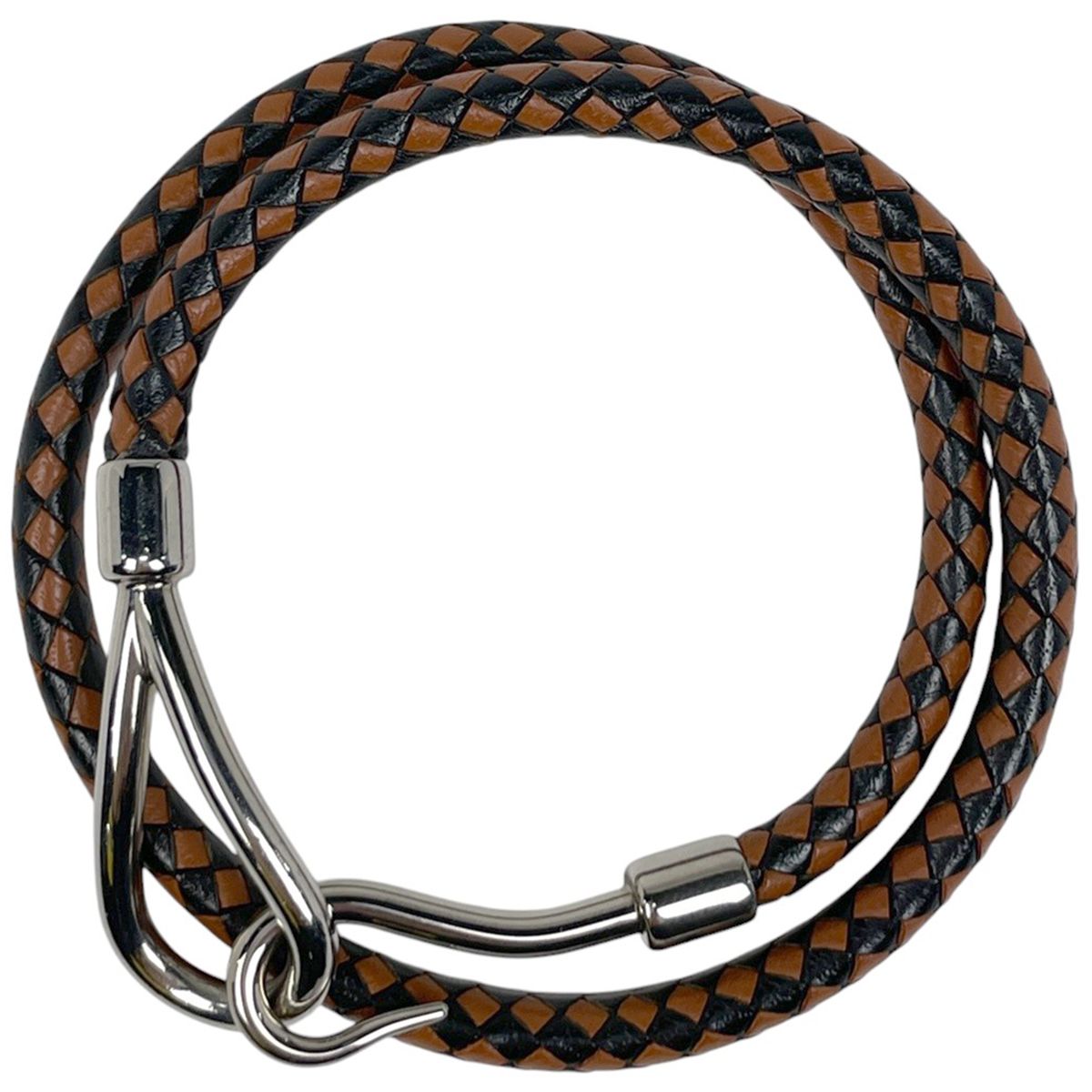 エルメス HERMES ジャンボ ブレスレット 腕輪 2連 チョーカー 